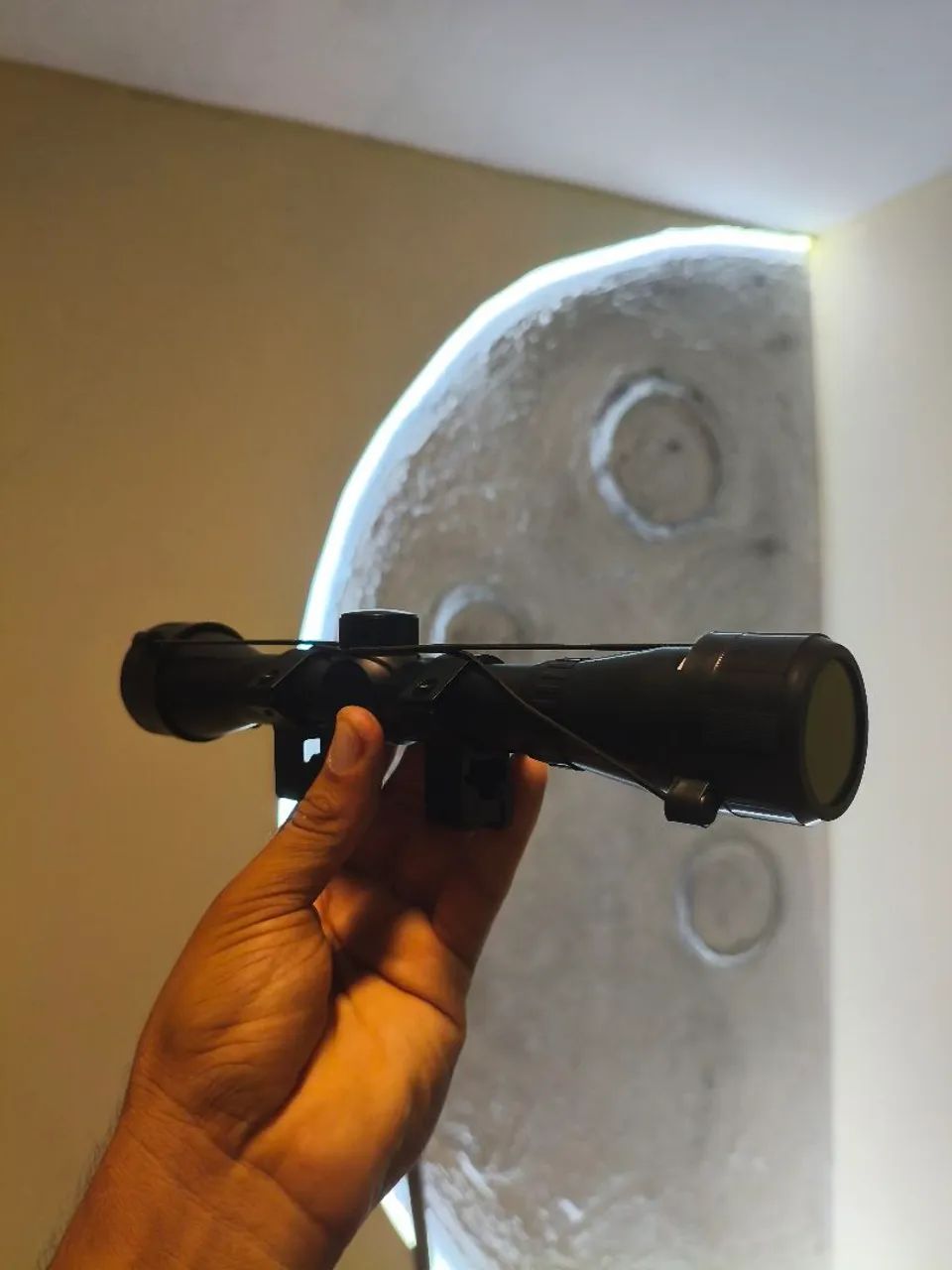 Kit Luneta 4x32 Dione 5g 5.5 semi nova  - Foto 2