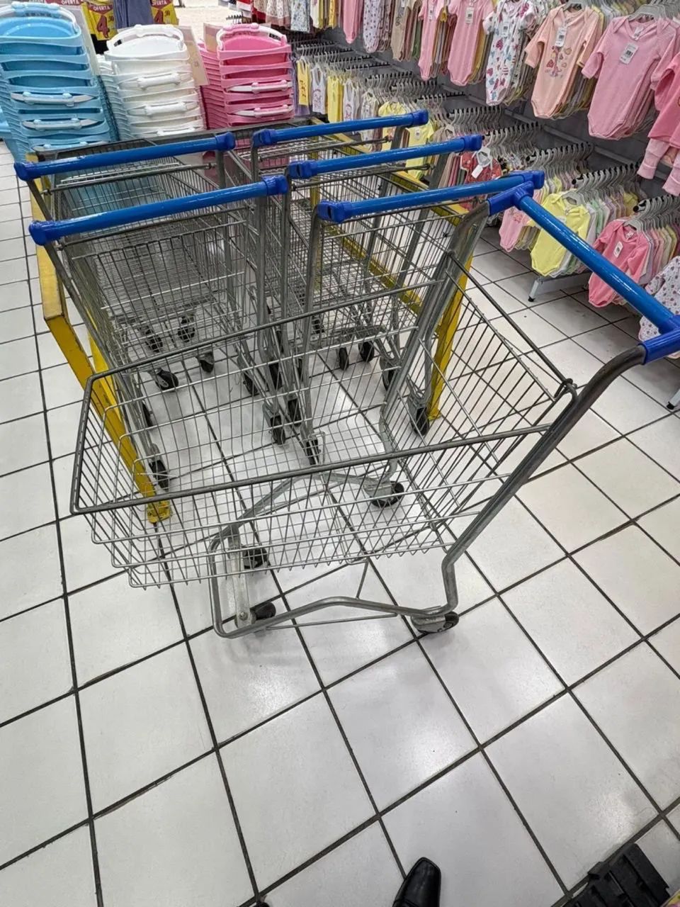 Carrinho de supermercado 120 Litros - Foto 3