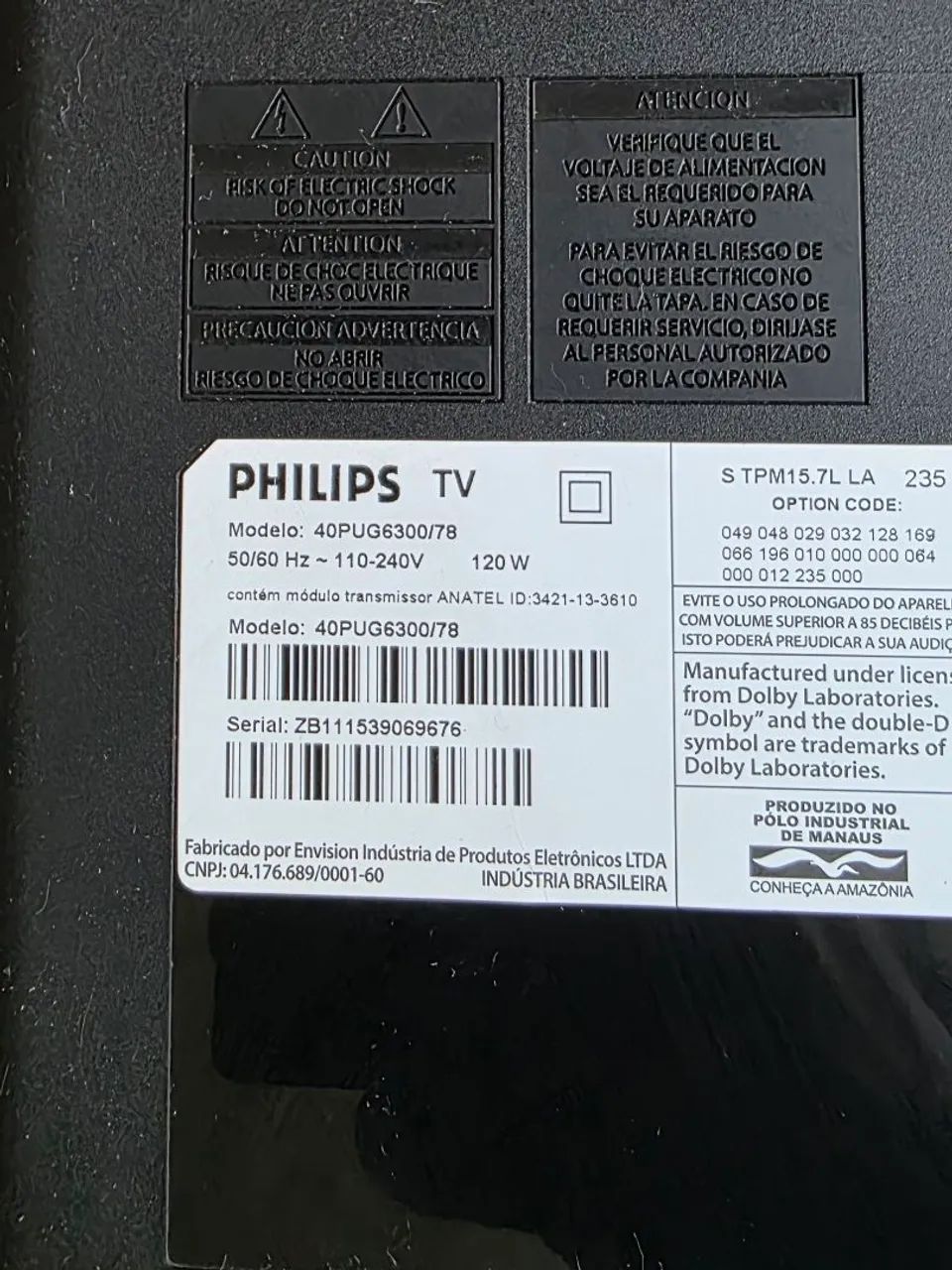 Smart TV Philips 40"