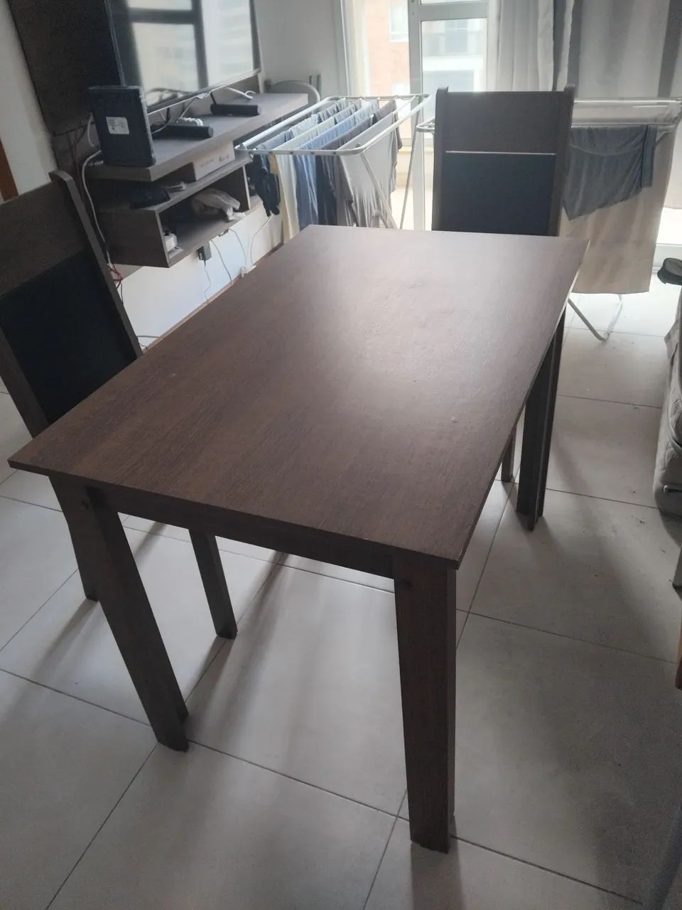 Conjunto de Mesa Sala de Jantar com 2 cadeiras
