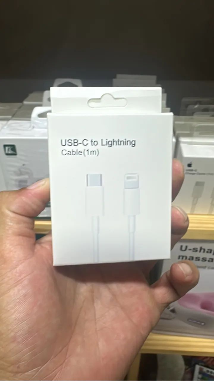 Cabo USB-C para Lightning com entrega imediata pela Conecttashop