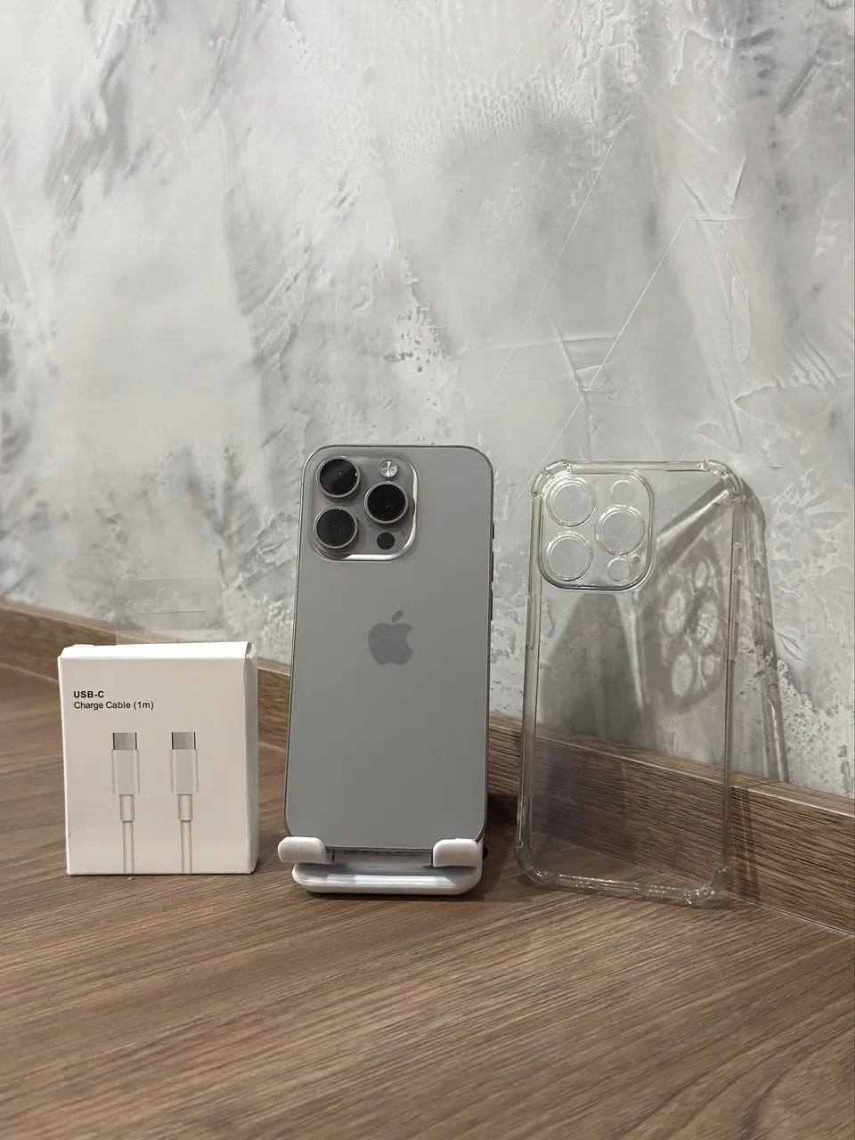 Iphone 15 pro 256gb cinza - Foto 2