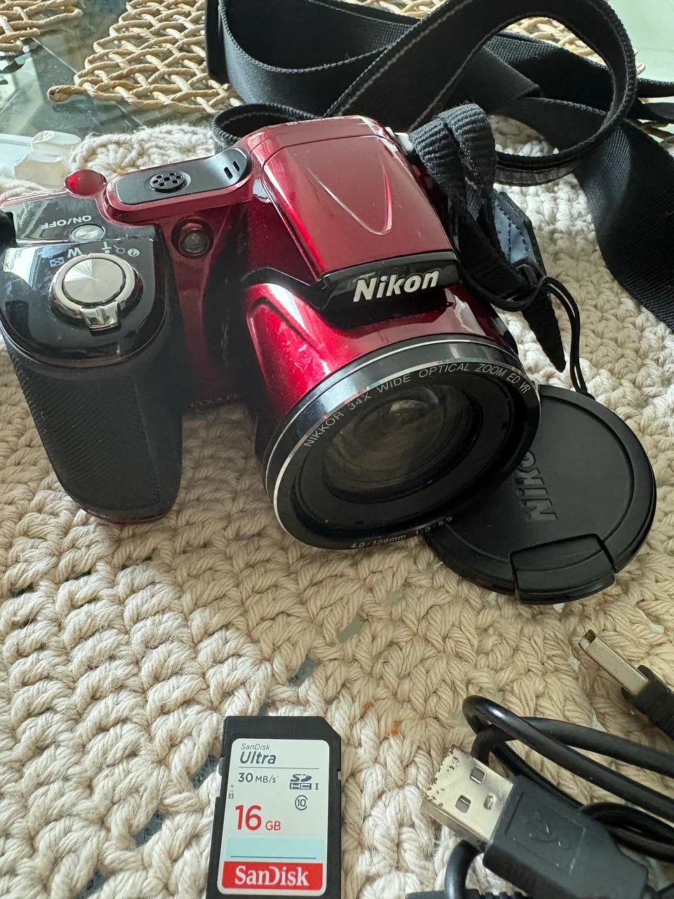 CÂMERA NIKON COOLPIX L830 - COMPLETA! - Câmeras e Filmadoras