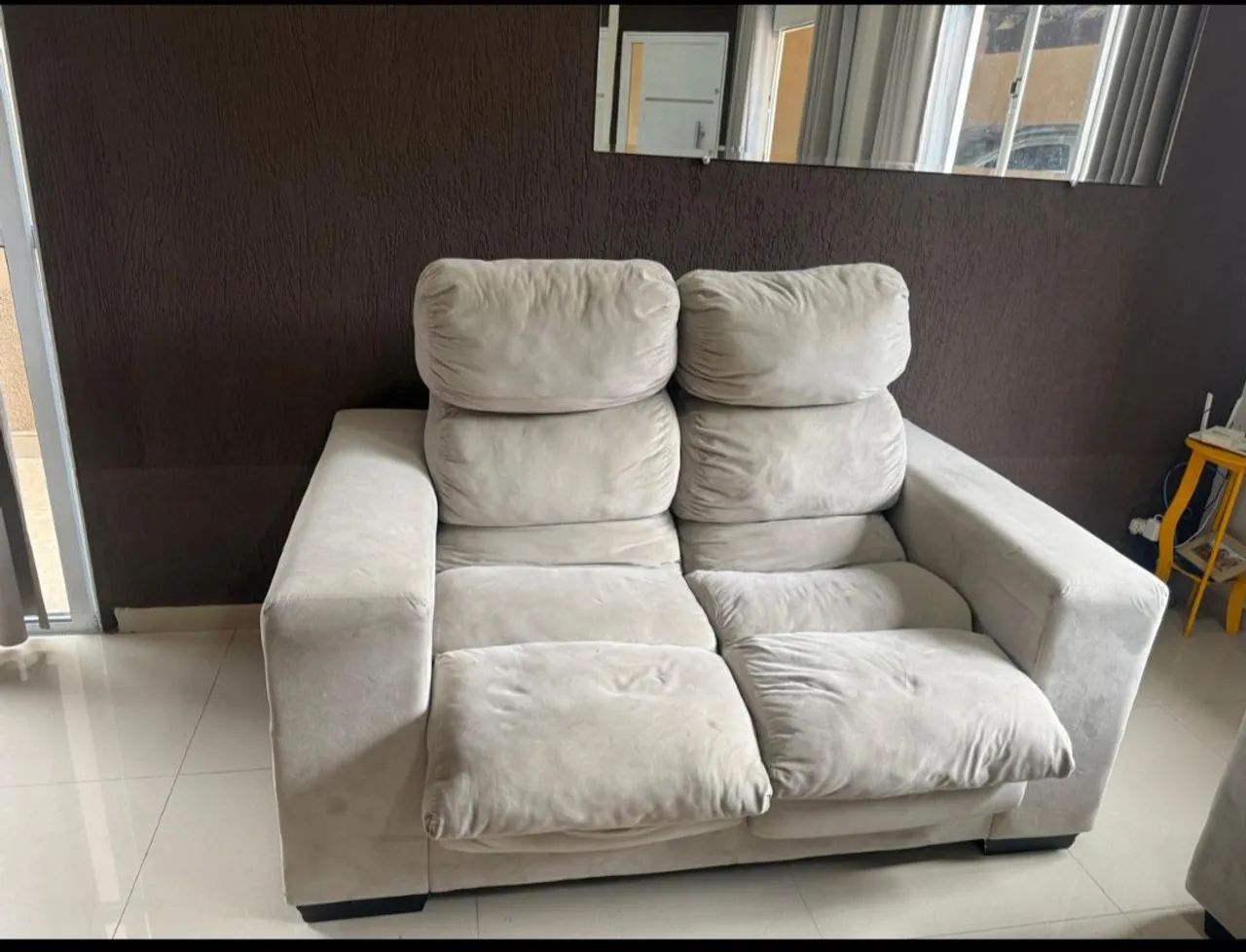 Vendo sofá reclinável individual 2 e 3 lugares - Foto 4