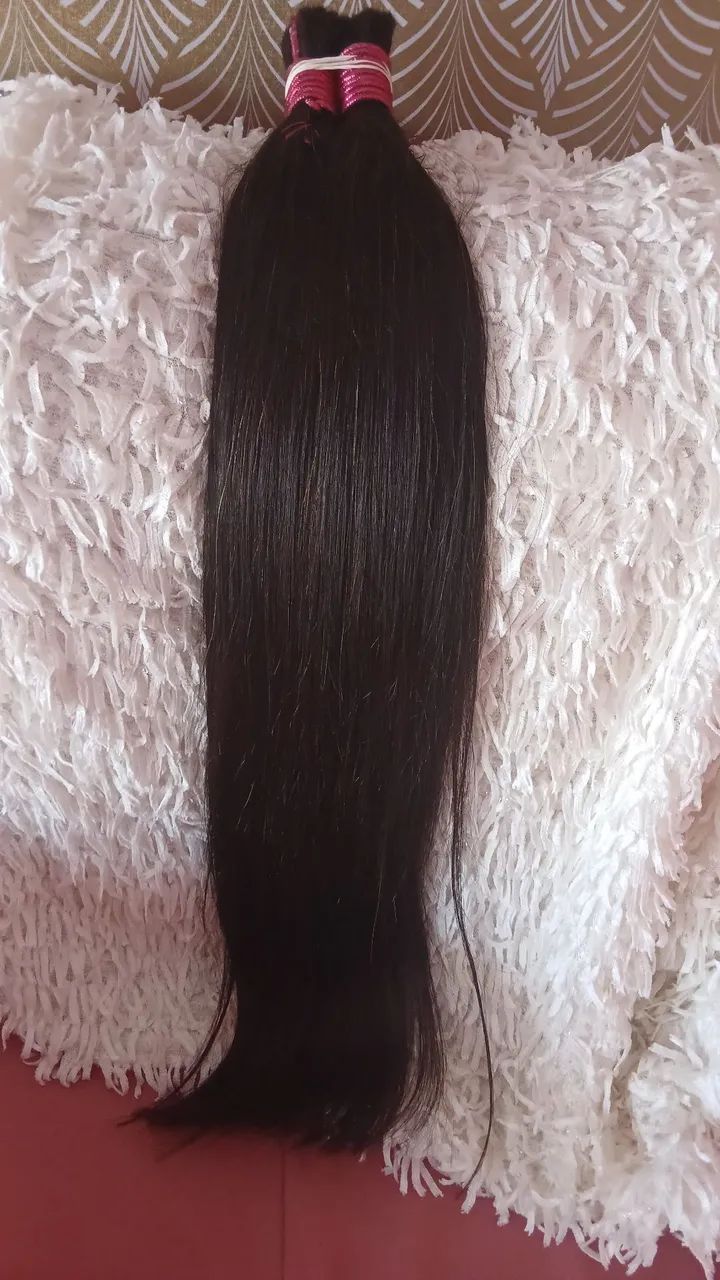 Cabelo 100% humano virgem 