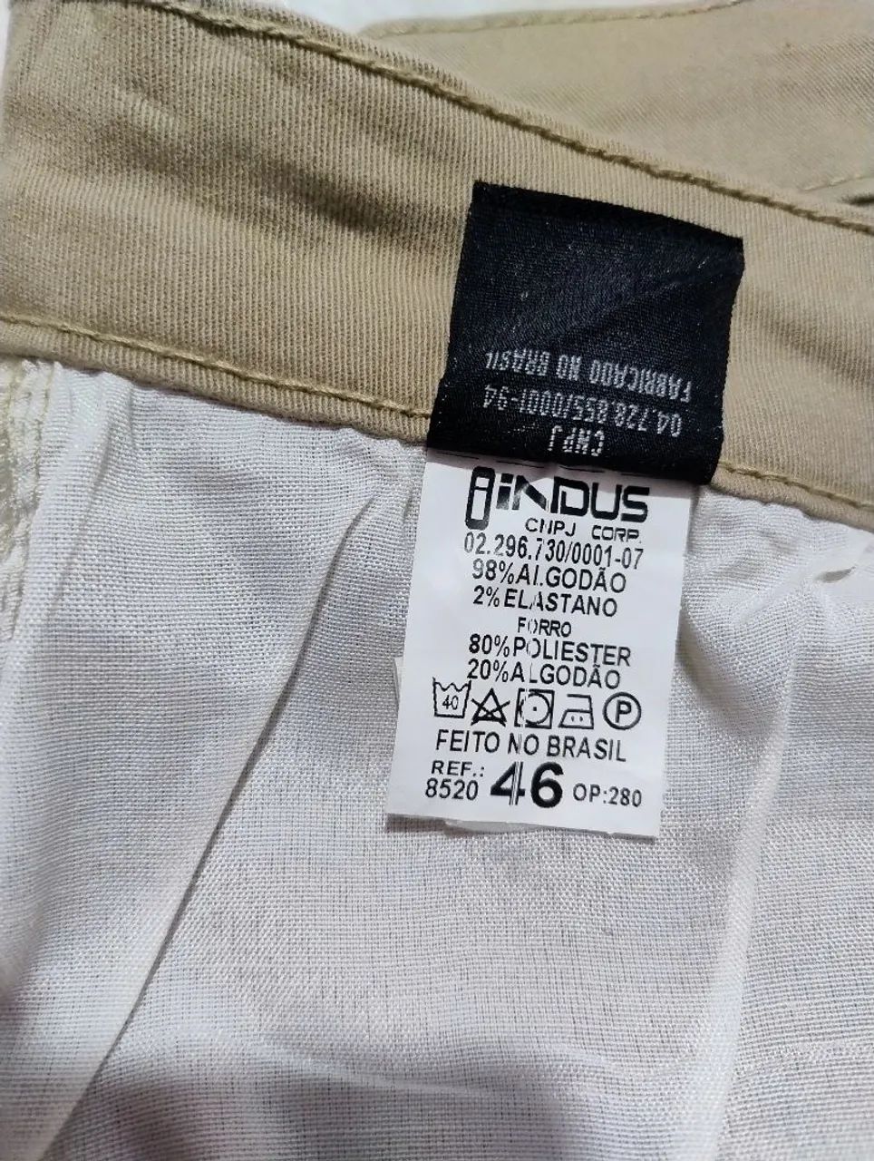 Calça Masculina Indus Com Elastano 46 - Foto 4