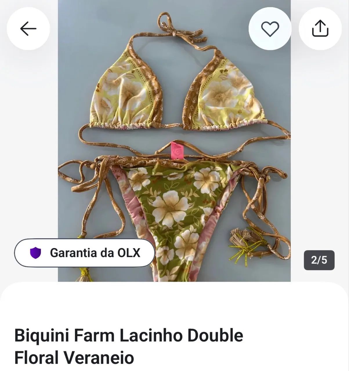 Farm Combo (biquíni GG ,chapéu e copo) $320,00 - Foto 4