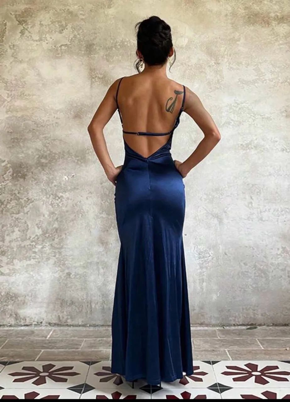 Vestido azul  - Foto 2