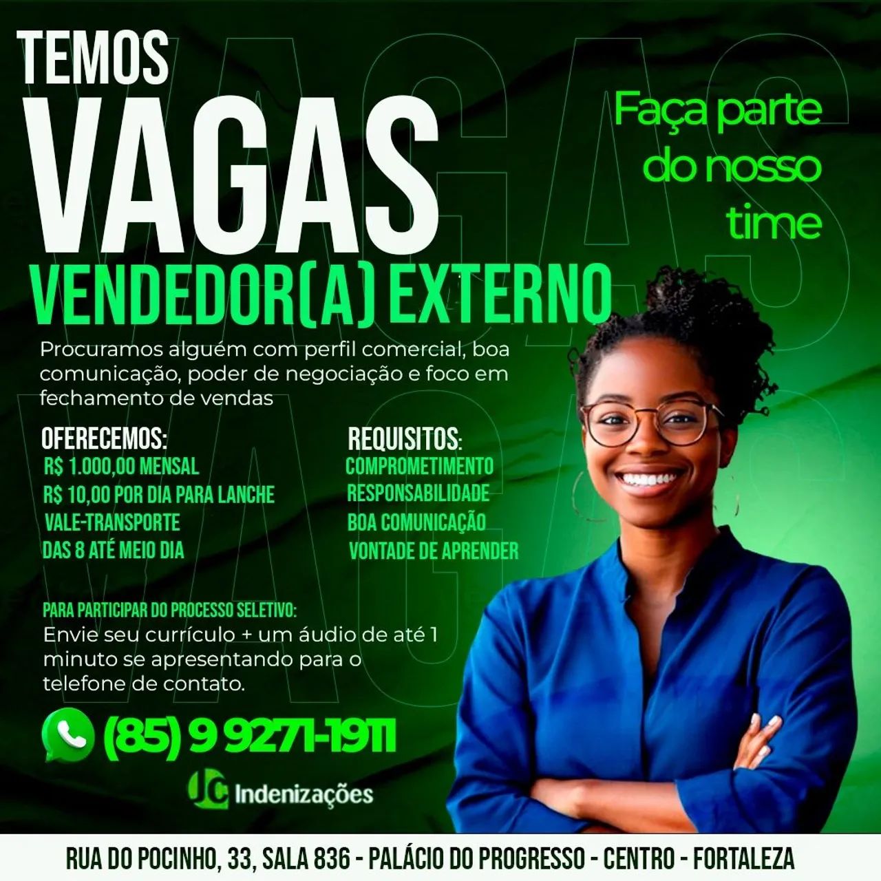 Vendedor externo ( Captação de clientes)