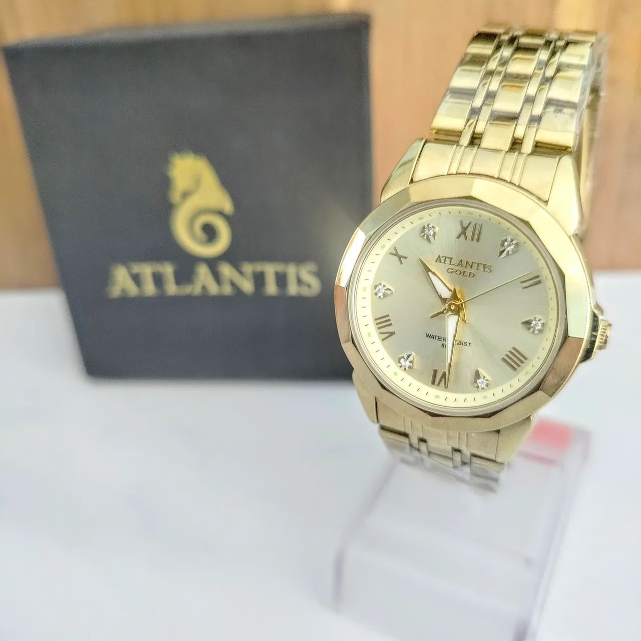 Novos modelos relógio atlantis gold original feminino - Acessórios