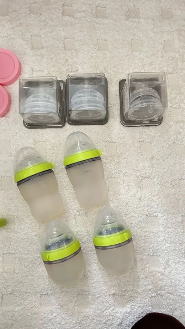 kit mamadeiras comotomo verde