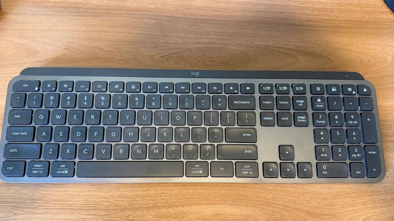 Teclado sem fio logitech mx keys