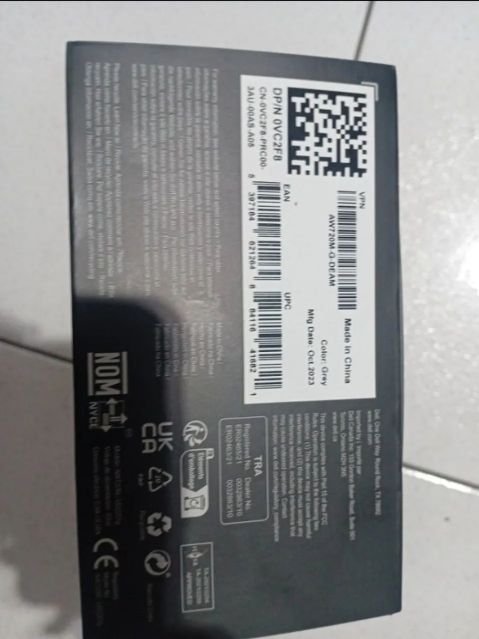 Mouse Gamer Sem Fio Alienware Tri-Mode - AW720M - Foto 2