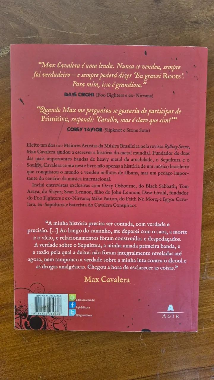 Livro Max Cavalera My Blood Roots - Foto 3