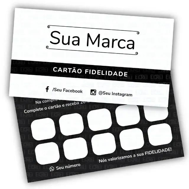 Cartão Fidelidade - Arte Única - Foto 2