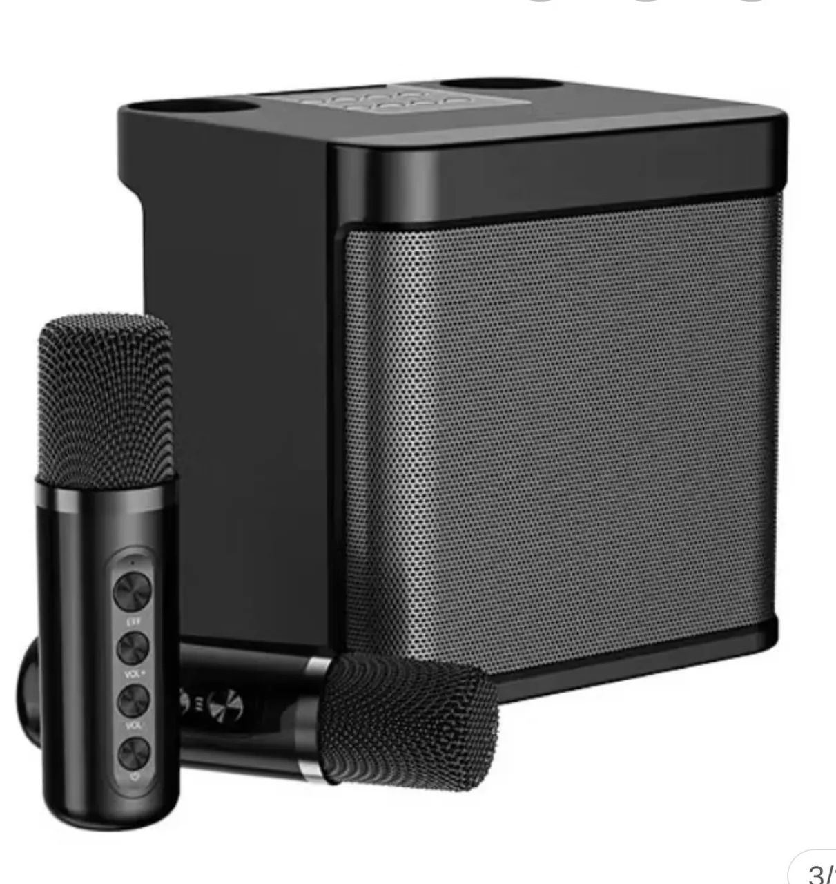 Caixa de som com bluetooth e karaokê  - Foto 5