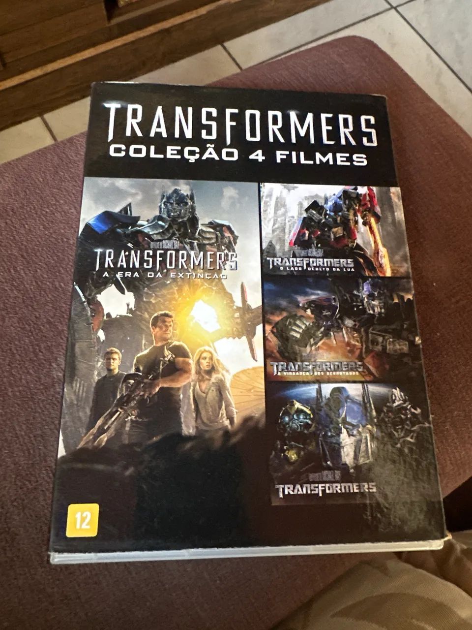 BOX COLEÇÃO TRANSFORMERS 4 Filmes DVD
