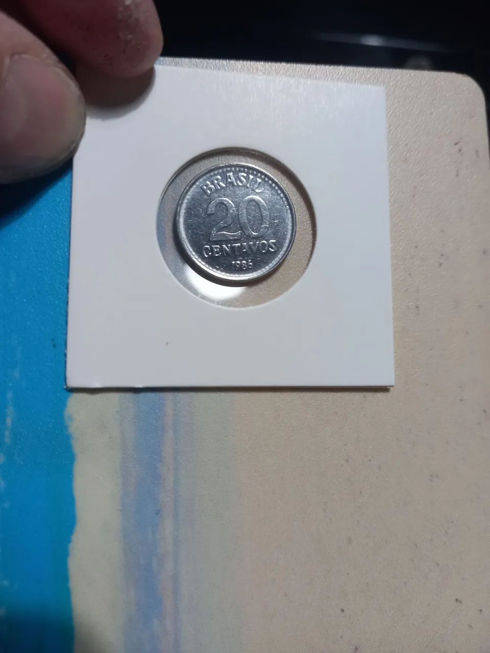 Moeda 20 centavos de 1986