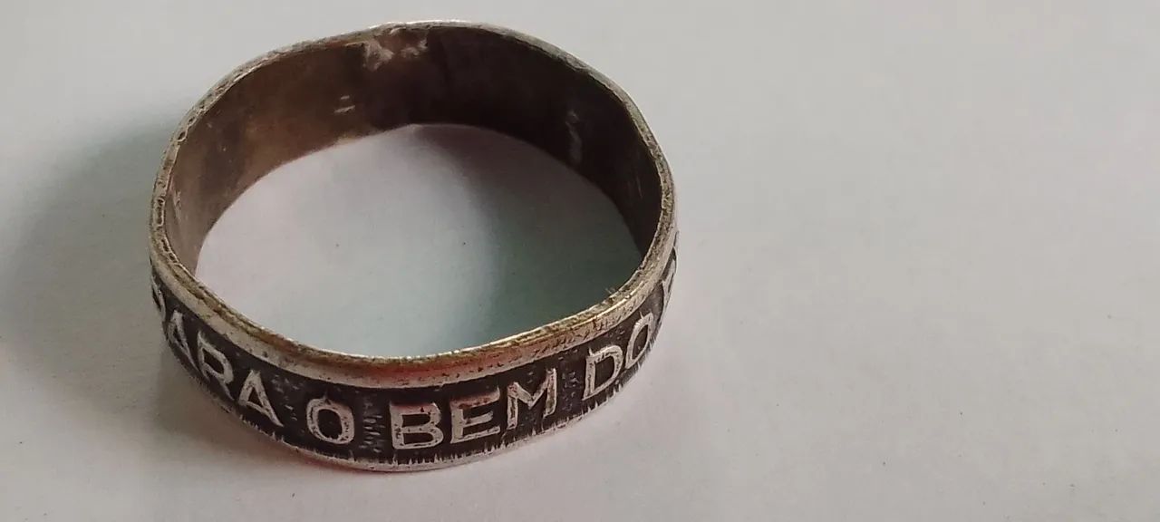 Anel Dei ouro para o bem do Brasil 1964 - Foto 3