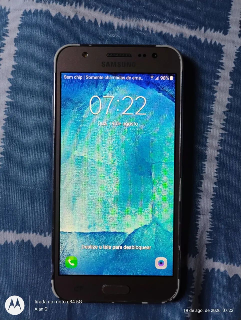 Celular Galaxy Samsung J5 ( sem botão ) funcionando perfeitamente!!!  - Foto 3
