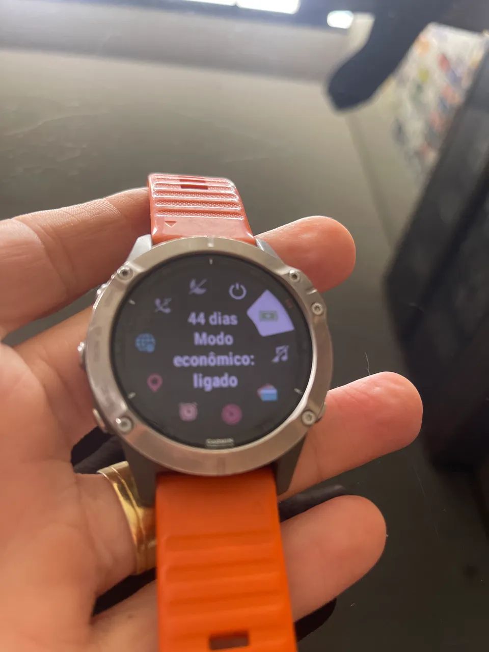 Relógio Garmin fênix 6 shapphire  - Foto 4