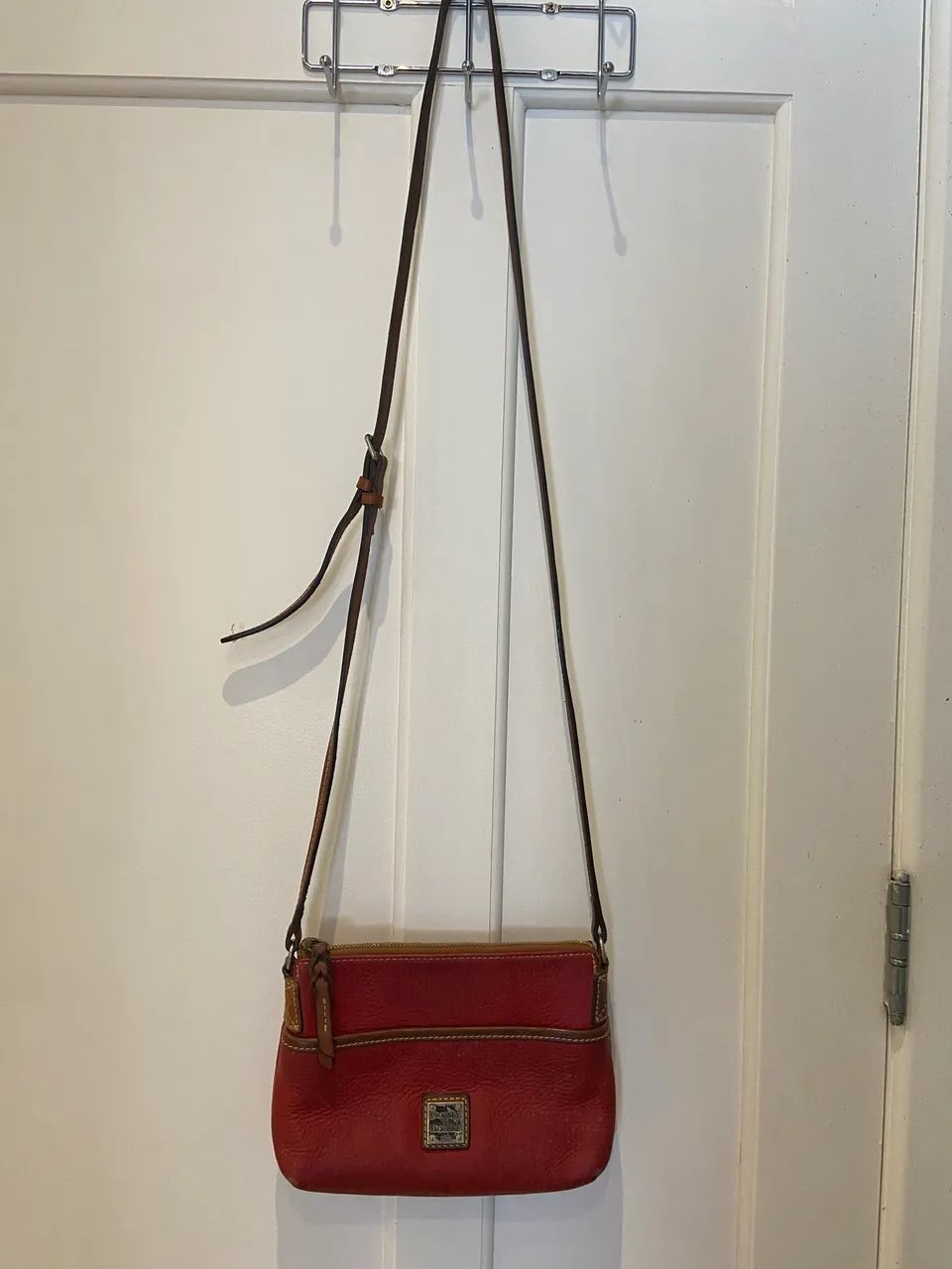 Bolsa dooney & bourke couro natural dos EUA   - Foto 3
