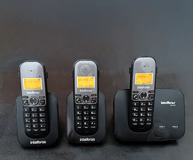 Telefone sem fio 2 Linhas Ts 5150 + 2 Ramais Ts 5121 Intelbras - Foto 2