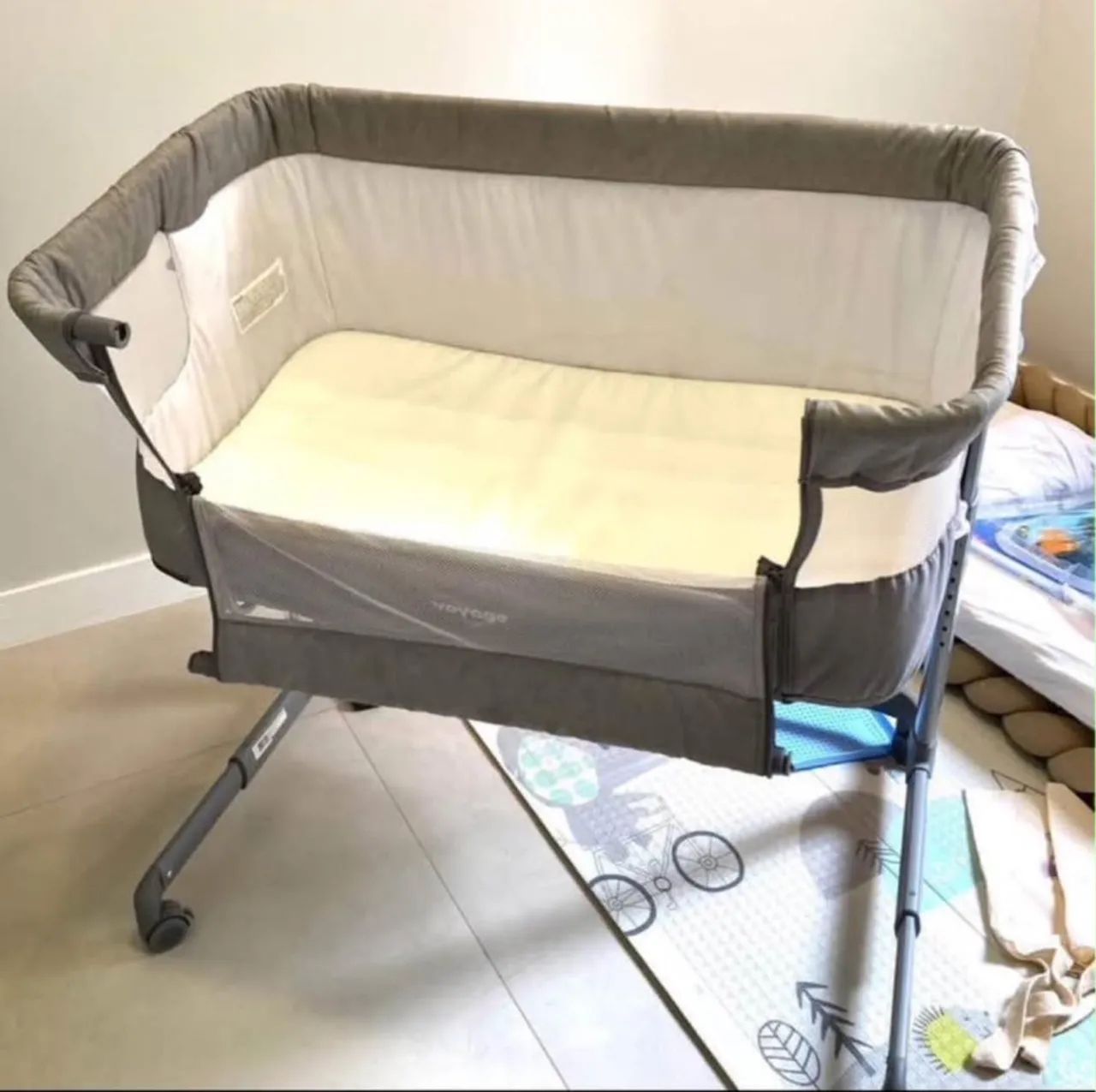 Berço acoplado para cama