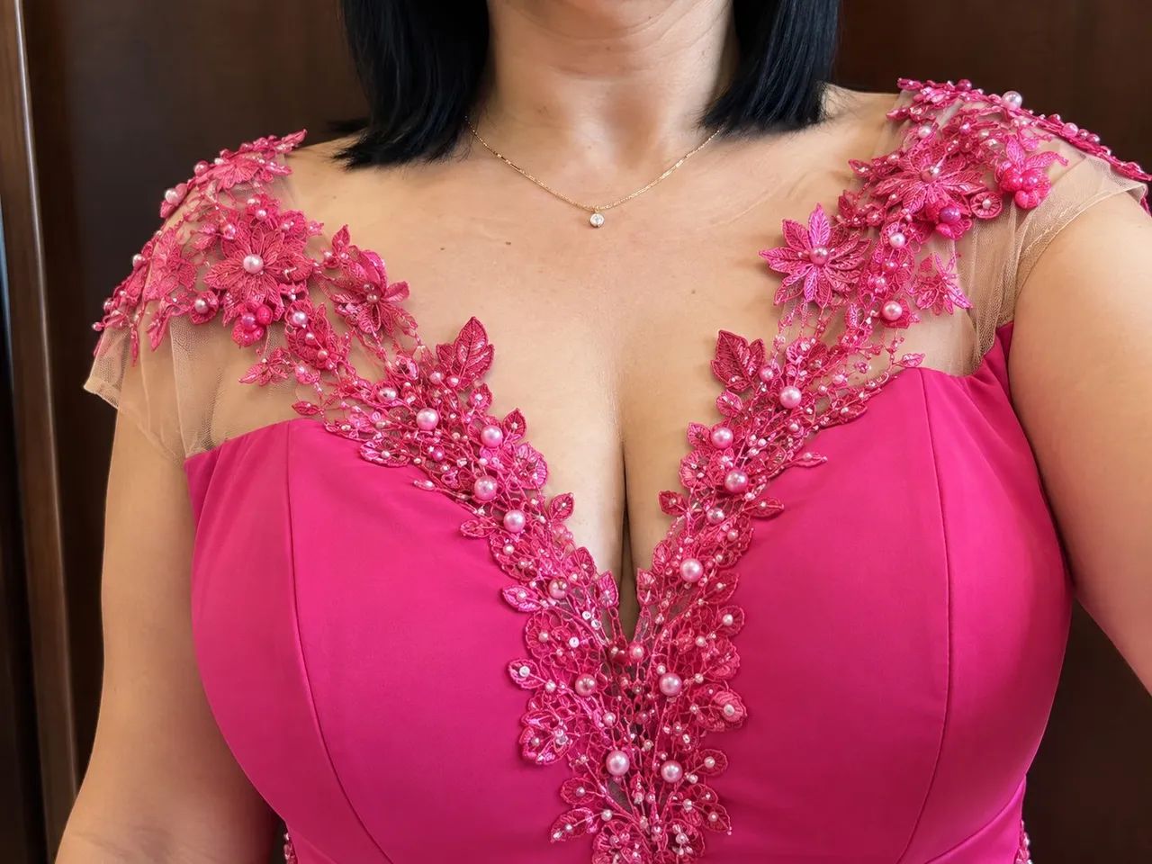 Vestido de festa cor pink - Foto 3