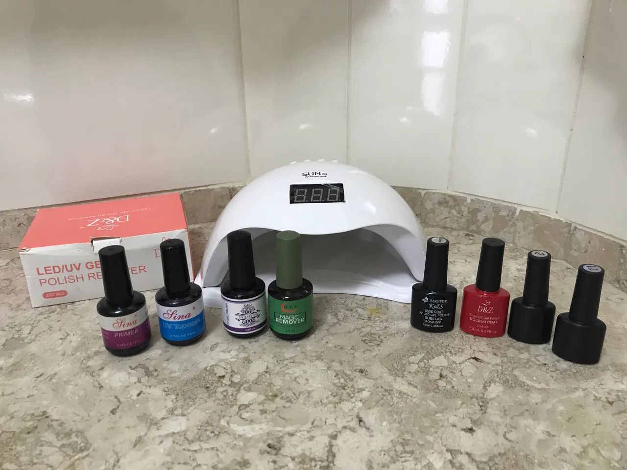 Kit para unhas em gel