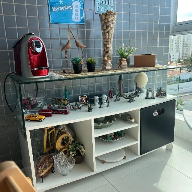 Conjunto mesa com aparador - Foto 2