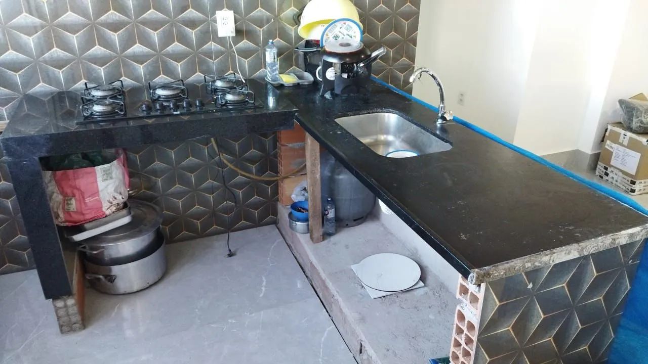 Pia com bancada para Cooktop  - Foto 4