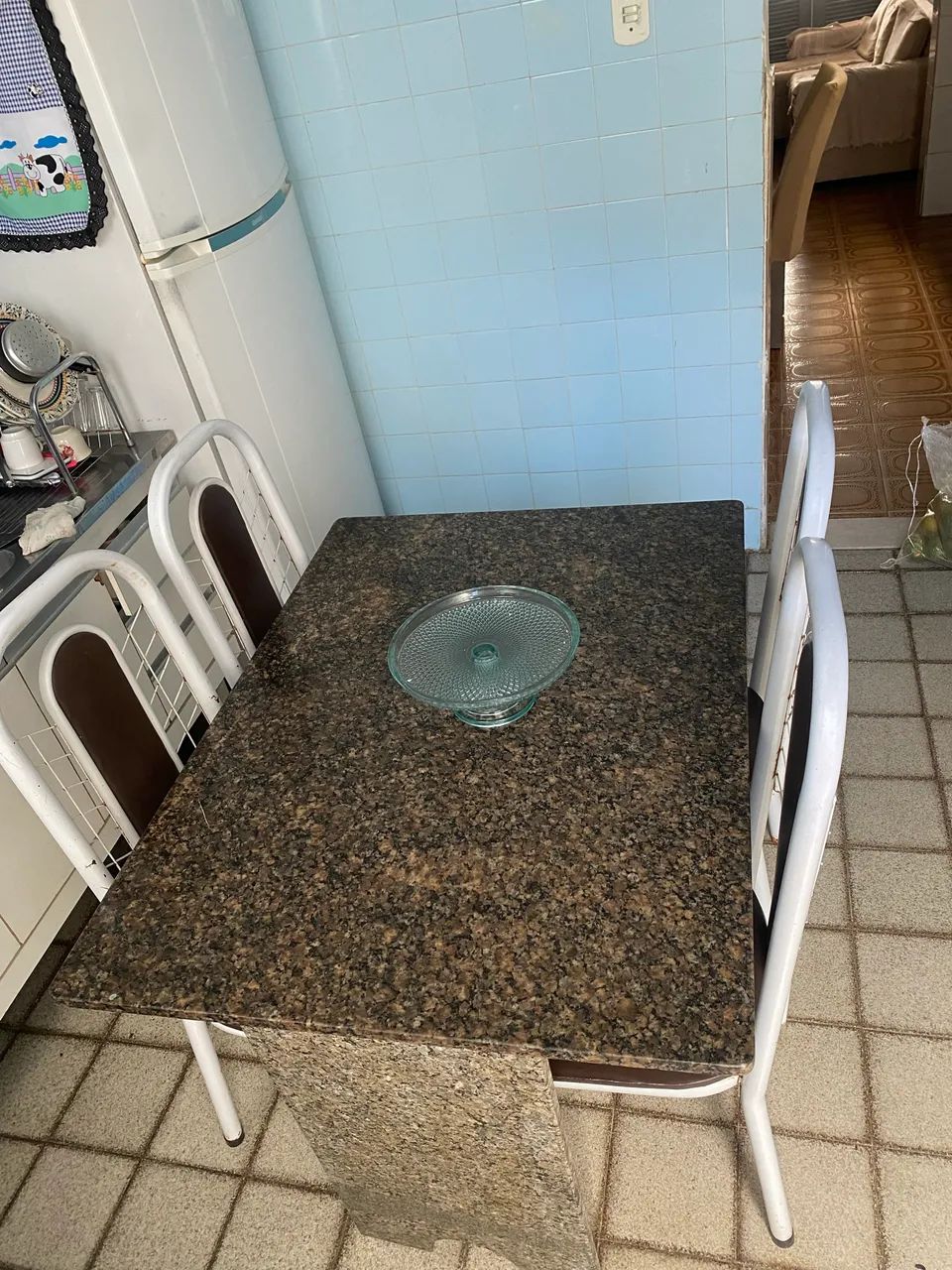 Mesa de Mármore 6 Cadeiras - Foto 4