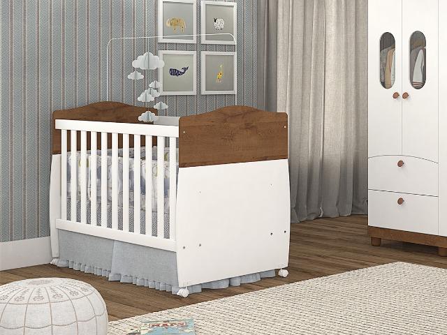 Frete Grátis* Berço Que Vira Mini Cama - Conforto *NOVO