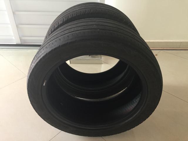 2 pneus usado R17 225/45 - Foto 2
