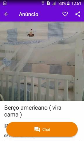Vendo kit berço novo