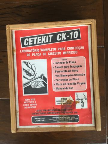 Laboratório Completo para Confecção de Placa de Circuito Impresso Cetekit Ck-10 - Sem uso