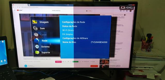 Smart TV Led Samsung 40 FullHD com Conversor Digital - Foto 3