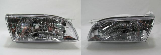 Par Farol Cromado Toyota Corolla 1998 1999 2000 2001 2002 - Foto 3