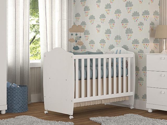 Frete Grátis* Quarto de Bebê Armário, Cômoda Fofura e Berço - Chamego *NOVO - Foto 3