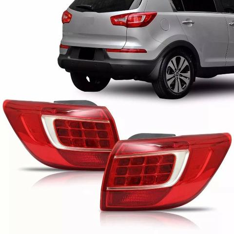 Par Lanterna Traseira Canto Kia Sportage 2011 2012 2013