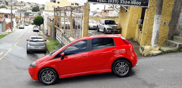 Fiat/ Punto sporting 1.8 2012 completo câmbio manual troco carro/moto - Foto 5