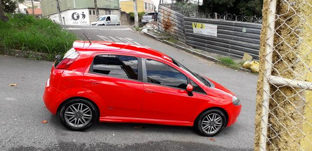 Fiat/ Punto sporting 1.8 2012 completo câmbio manual troco carro/moto - Foto 6