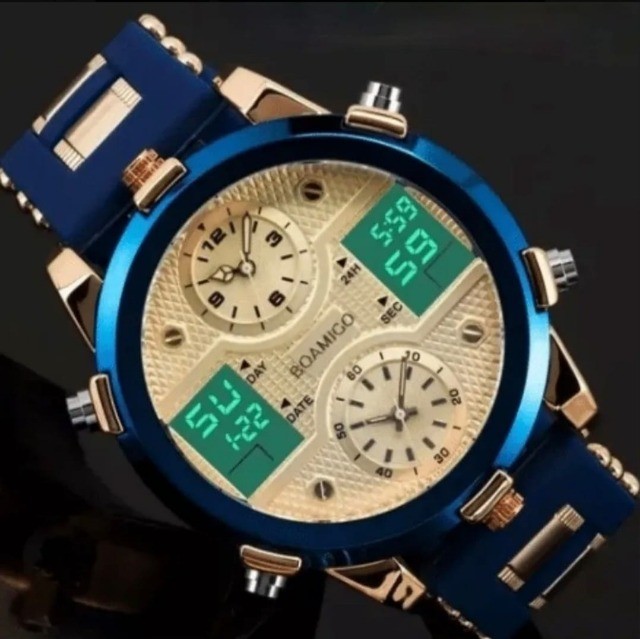 Relógio militar Analógico Digital  Novo 