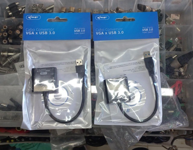 Cabo Conversor Vga/Usb 3.0 