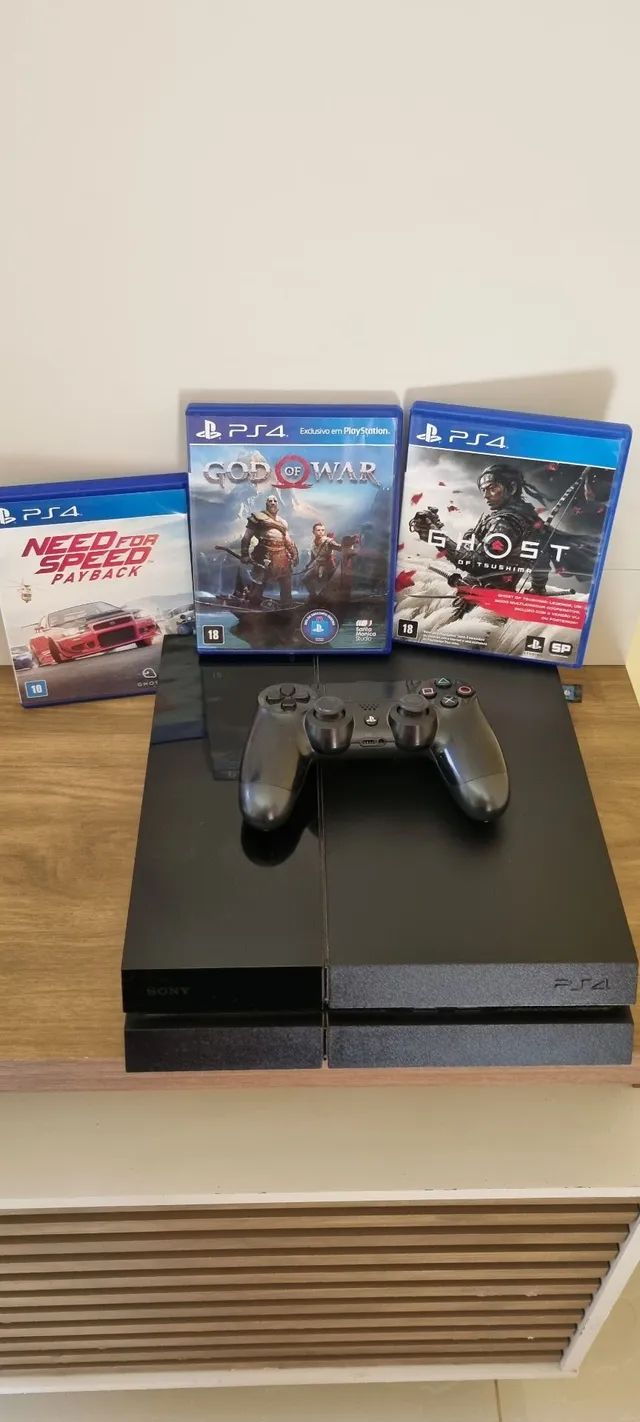 PS4 completo C/ 20 jogos - Videogames - Jardim Santo Onofre, Jaú 1254088149