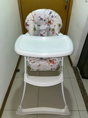 Cadeira Alimentação Burigotto Papa E Soneca - Monstrinhos Cor Branco  Monstrinho