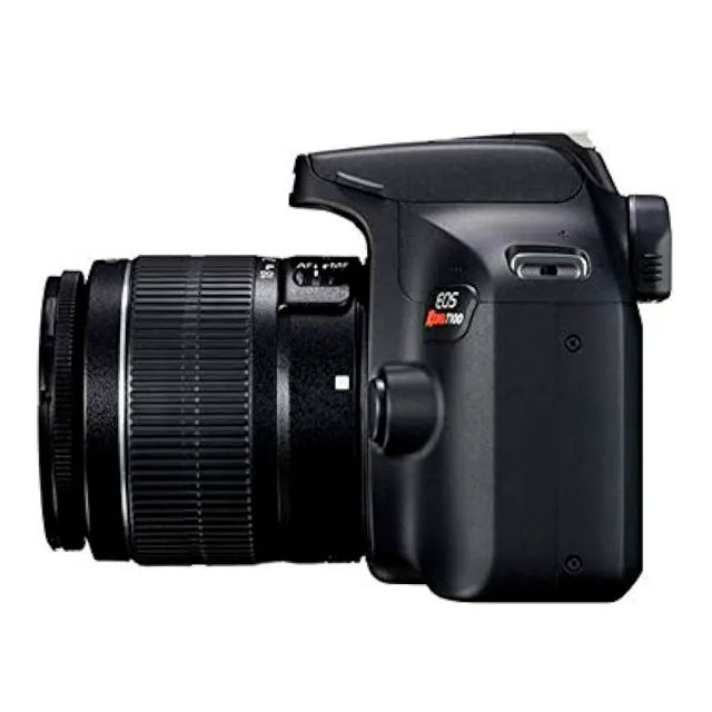 Canon eos Rebel Kit T100 + lente 18-55mm III dslr cor preto - Foto 2