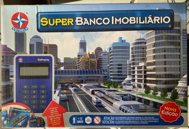 Banco Imobiliario Cosmico Novo, Jogo de Tabuleiro Estrela Nunca Usado  92891974