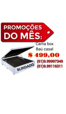 Cama box baú casal 138x188